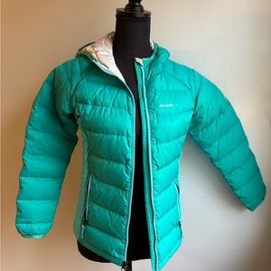 Eddie Bauer Light Blue Quilted Jacket - Size Kid’s Medium (10)